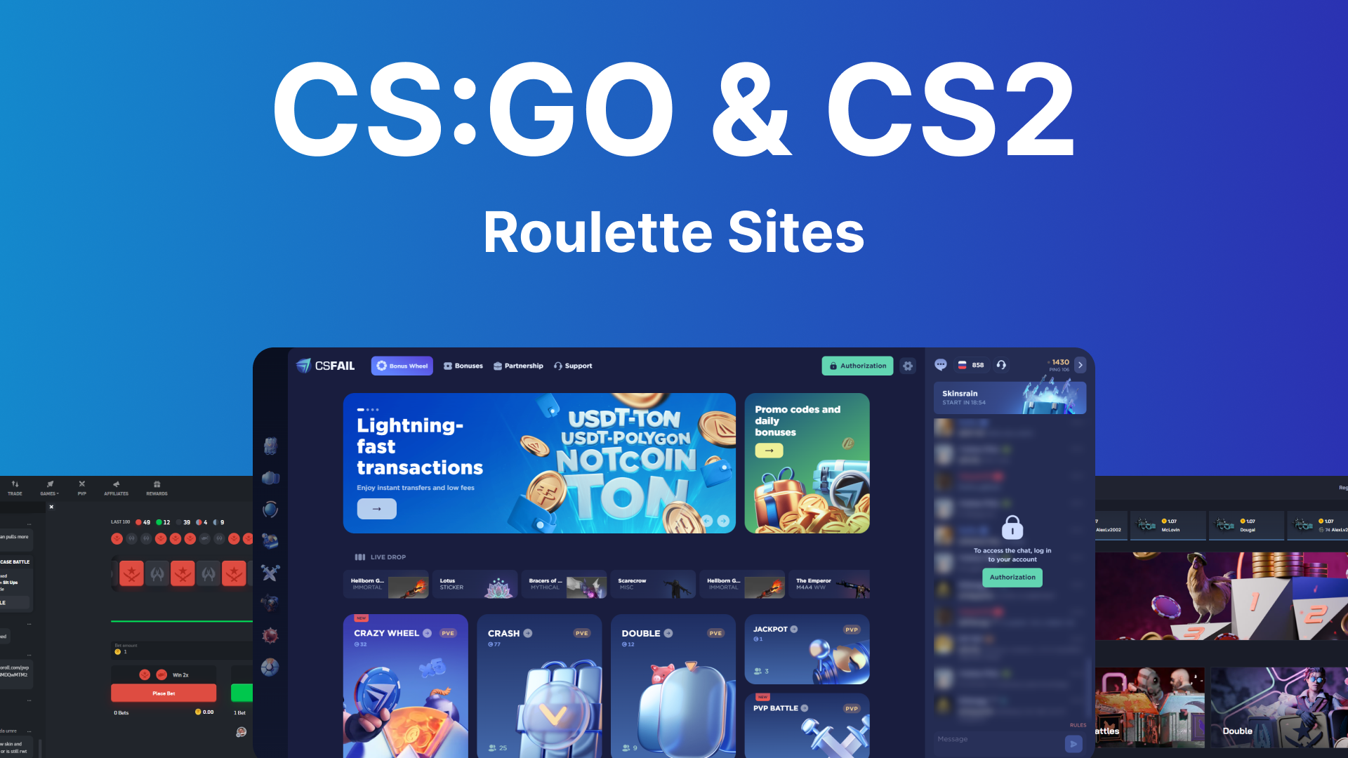 CSGO and cs2 roulette sites list