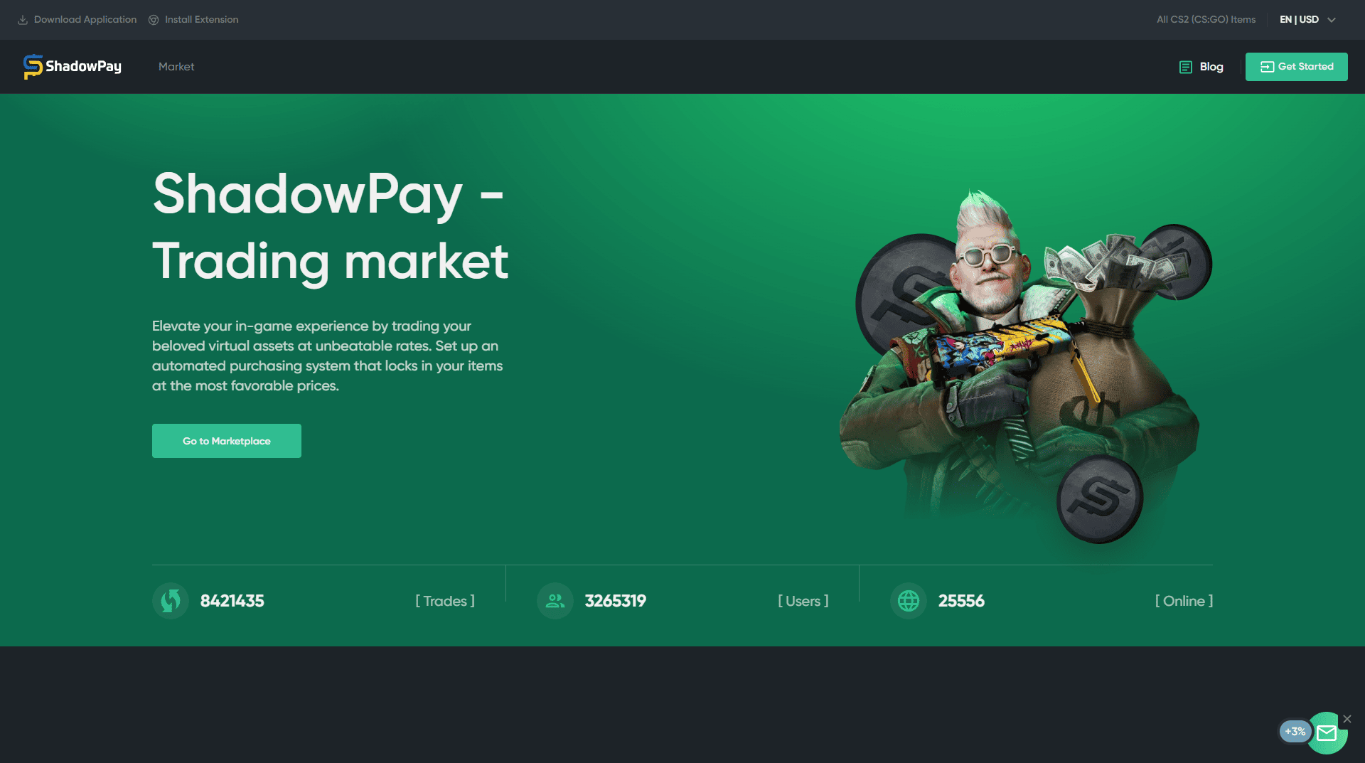 CS2 (CS_GO) Marketplace - Best CS2 Skin Trading Site - shadowpay