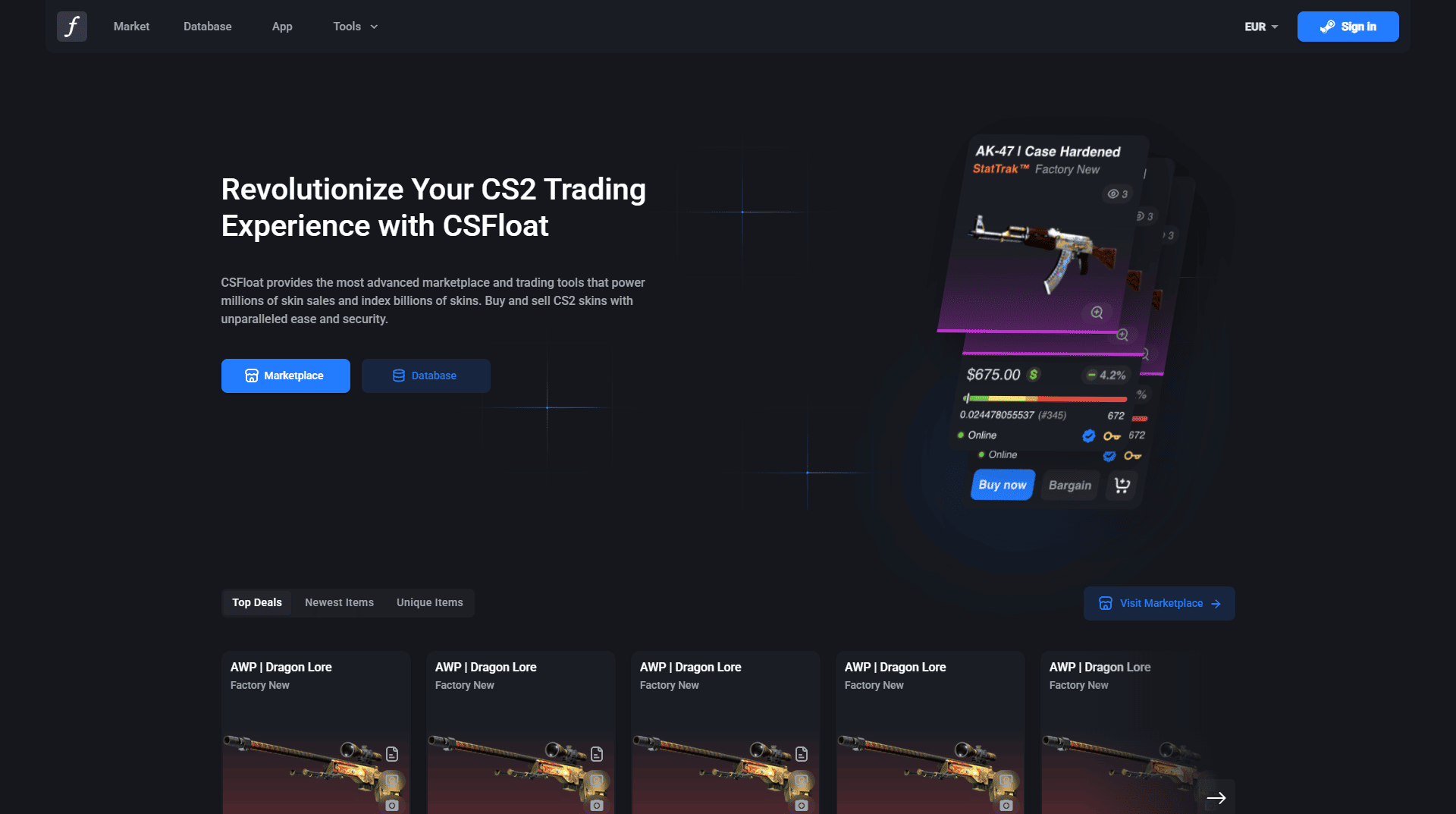 CSFloat - Buy & Sell CS2 Skins on the Most Advanced Marketplace - csfloat